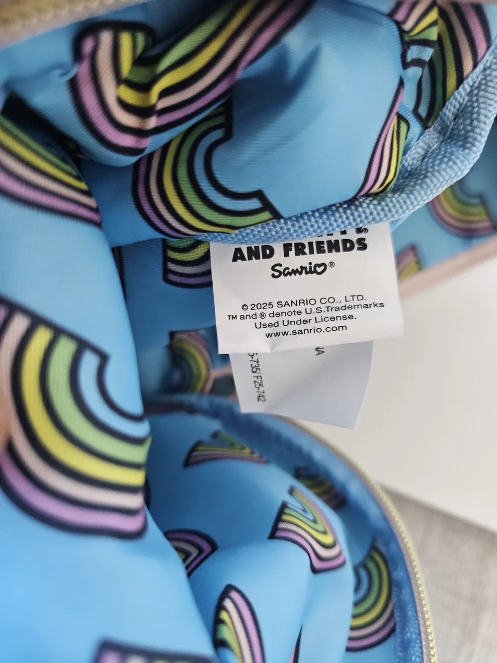 NWT Sanrio Cinnamoroll & Hello Kitty Rainbow Mini Backpack